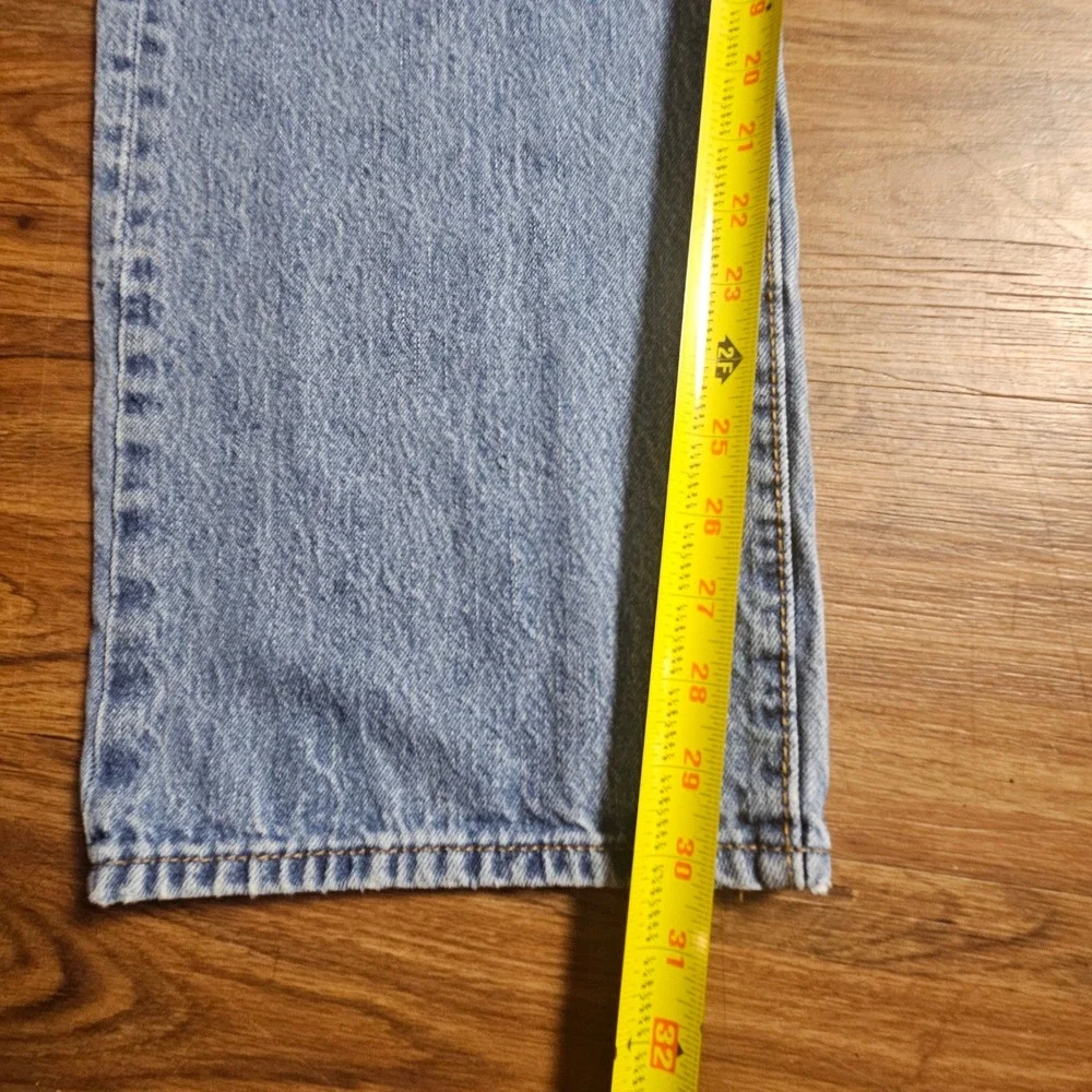 Levi's 501 Original Fit Jeans Button Fly Straight Leg 44x32 Classic Normcore Y2K